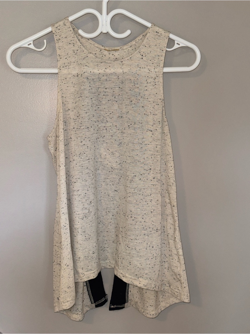 Karma Cream Speckled Swing Tank